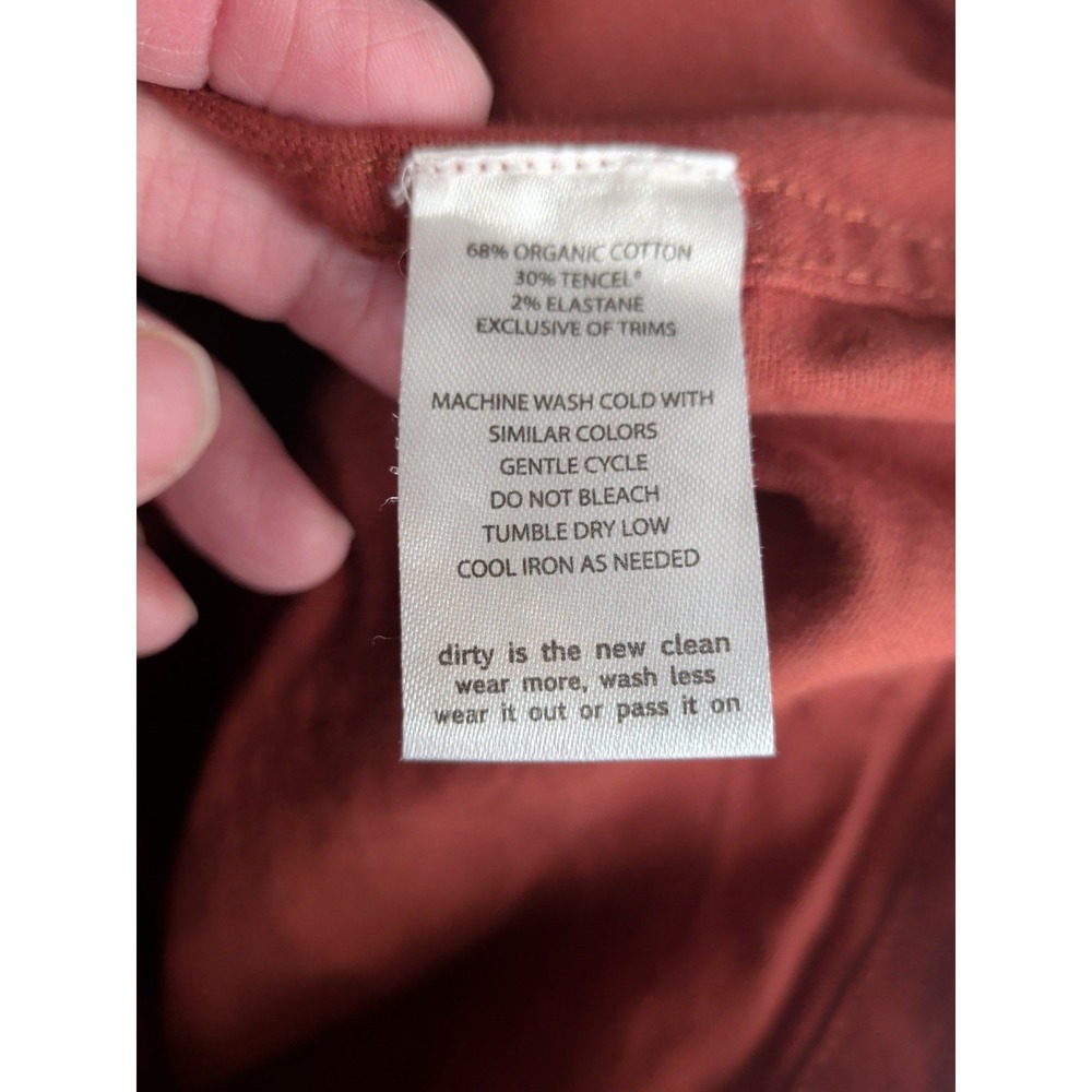 Toad and Co - Earthworks Jumper Dress in Rust Red - Picture 5 of 7